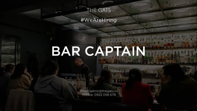 GEMINATION BAR – THE GATS INVESTMENT We’re hiring: Bar – Captain