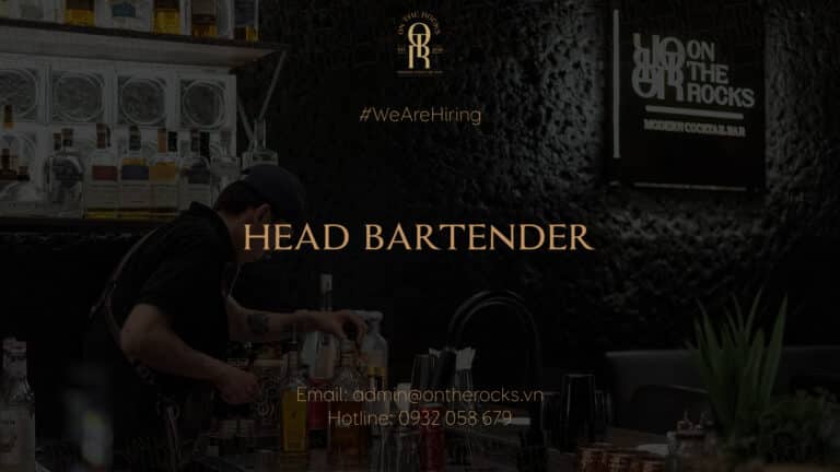 ON THE ROCKS COCKTAIL BAR  We’re hiring: Head Bartender